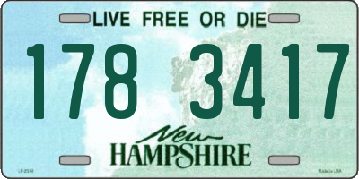 NH license plate 1783417