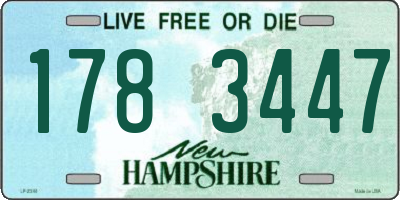 NH license plate 1783447