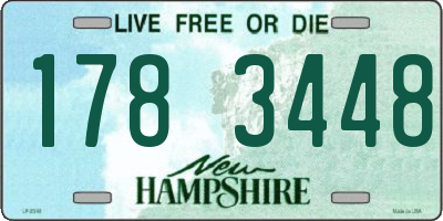 NH license plate 1783448