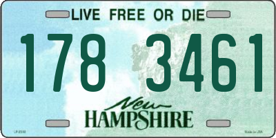NH license plate 1783461