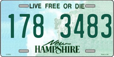 NH license plate 1783483