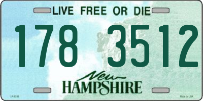 NH license plate 1783512