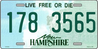 NH license plate 1783565