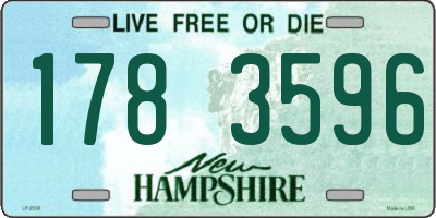 NH license plate 1783596