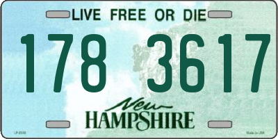 NH license plate 1783617