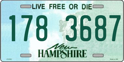 NH license plate 1783687