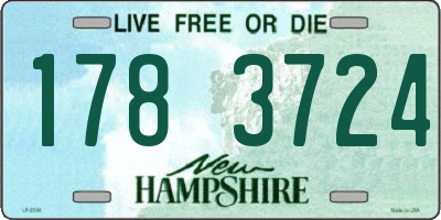 NH license plate 1783724