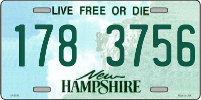NH license plate 1783756