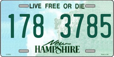 NH license plate 1783785
