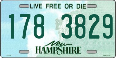 NH license plate 1783829