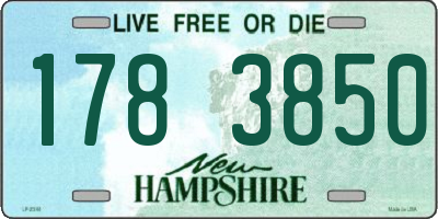 NH license plate 1783850