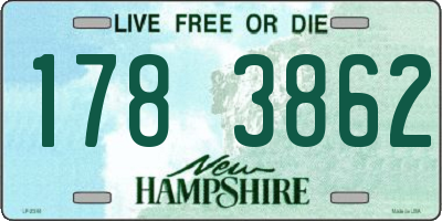 NH license plate 1783862