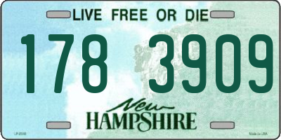 NH license plate 1783909