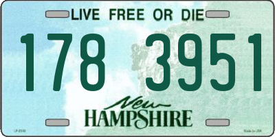 NH license plate 1783951