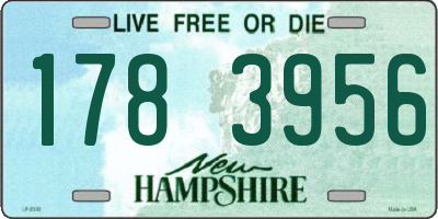 NH license plate 1783956
