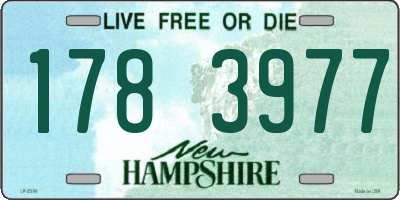 NH license plate 1783977