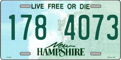 NH license plate 1784073
