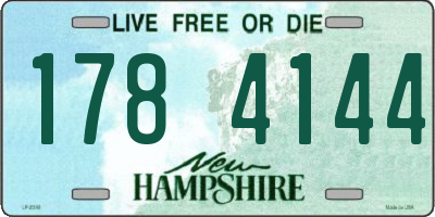 NH license plate 1784144