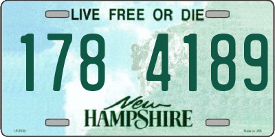 NH license plate 1784189