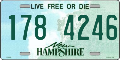NH license plate 1784246