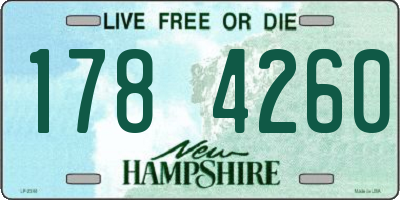 NH license plate 1784260