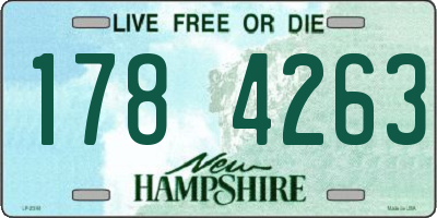 NH license plate 1784263