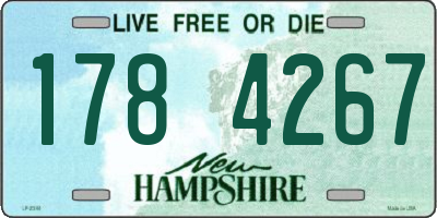 NH license plate 1784267
