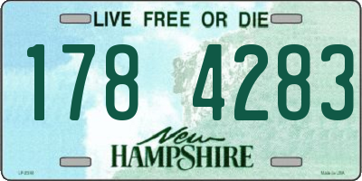 NH license plate 1784283