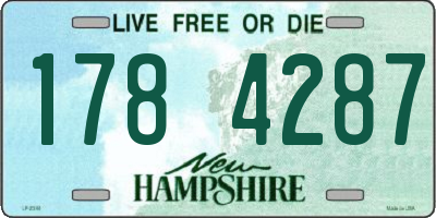 NH license plate 1784287