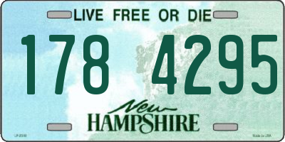 NH license plate 1784295
