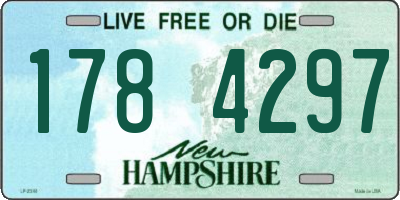 NH license plate 1784297