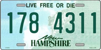 NH license plate 1784311