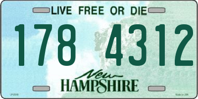 NH license plate 1784312