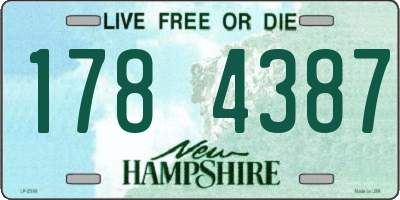 NH license plate 1784387