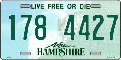 NH license plate 1784427