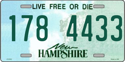 NH license plate 1784433