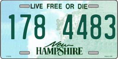 NH license plate 1784483