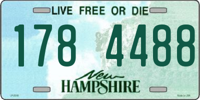NH license plate 1784488