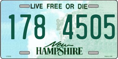 NH license plate 1784505