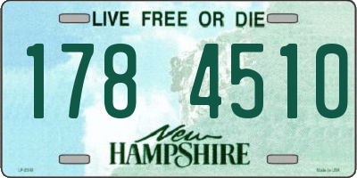 NH license plate 1784510