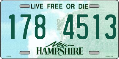 NH license plate 1784513