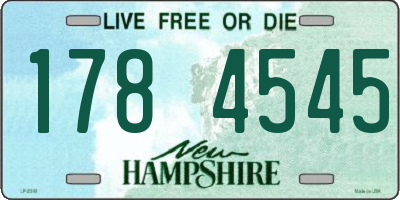 NH license plate 1784545