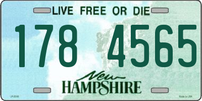NH license plate 1784565