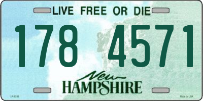 NH license plate 1784571