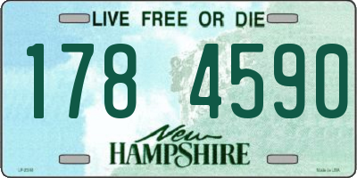 NH license plate 1784590