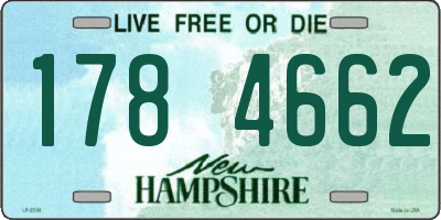 NH license plate 1784662