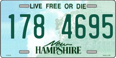 NH license plate 1784695