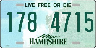 NH license plate 1784715