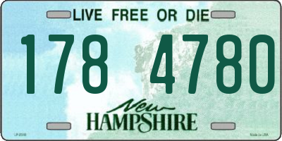 NH license plate 1784780