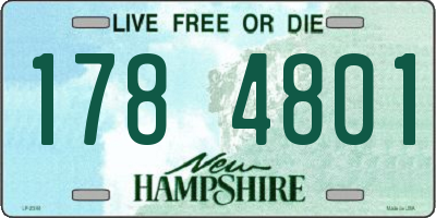 NH license plate 1784801